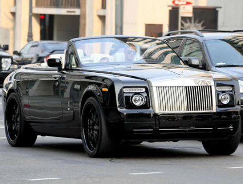 David Beckham's Rolls Royce Phantom Drophead