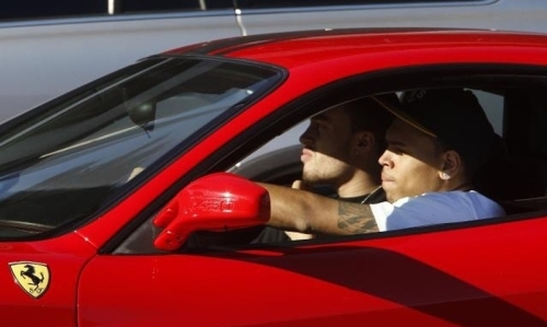 Chris Brown's Ferrari F430 picture