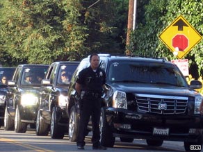 Michael Jackson's funeral motorcade