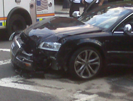 Tom Brady wrecked Audi S8