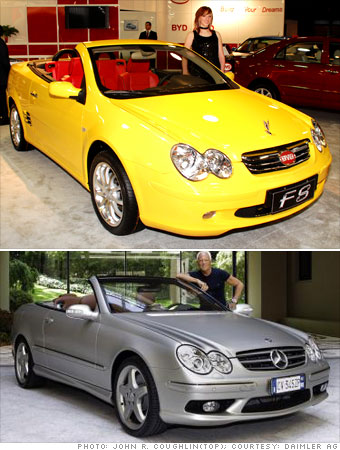 Chinese Companies Build Knockoffs of Popular Cars