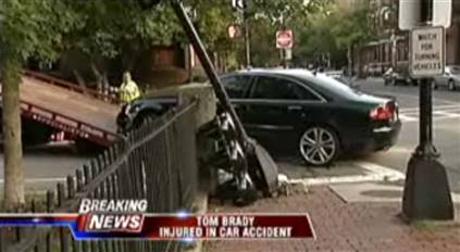 Tom Brady and His Audi Involved in Boston Car Accident