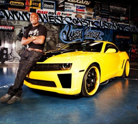 UFC Fighter Anderson Silva’s Custom Bumblebee Chevy Camaro