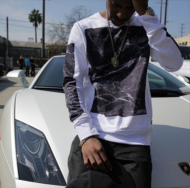 Big Sean Living Grande in Lamborghini and S-Class Benz