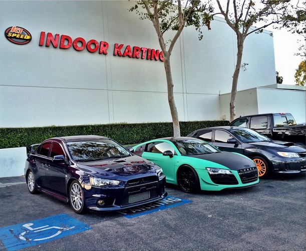 Nyjah Huston’s Audi R8 Gets Mint Green Wrap