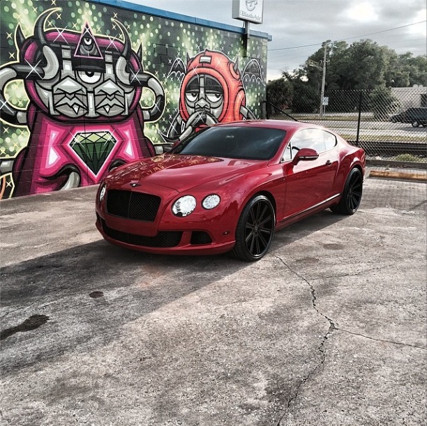 Devin Hester’s Giant Dodge Ram and Bentley Continental