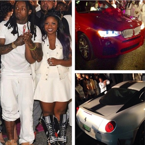 Lil Wayne’s Daughter Gets a Ferrari and a BMW for Her Sweet 16