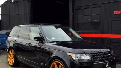 Chris Brown’s New Custom Range Rover With Gold Rims