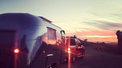 Miranda Lambert Tows an Airstream Trailer With Her Little Red Wagon